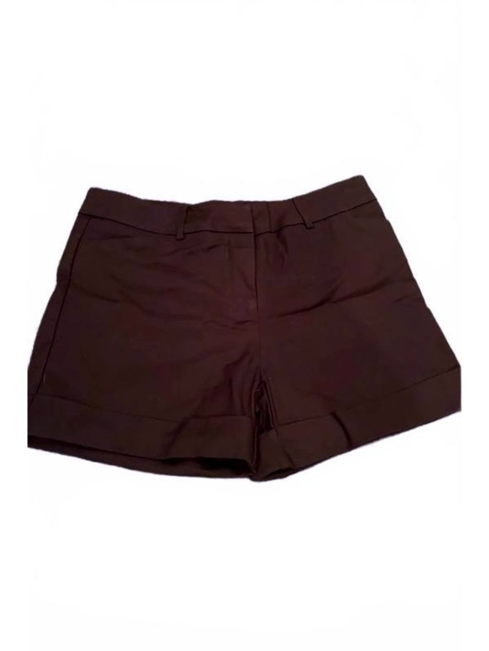 Rekucci Womens Size 10 Black Tailored Dress Shorts Cuffed Stretch